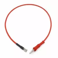 4mm Straight Banana Plug to 6.35mm Faston Terminal - 50cm